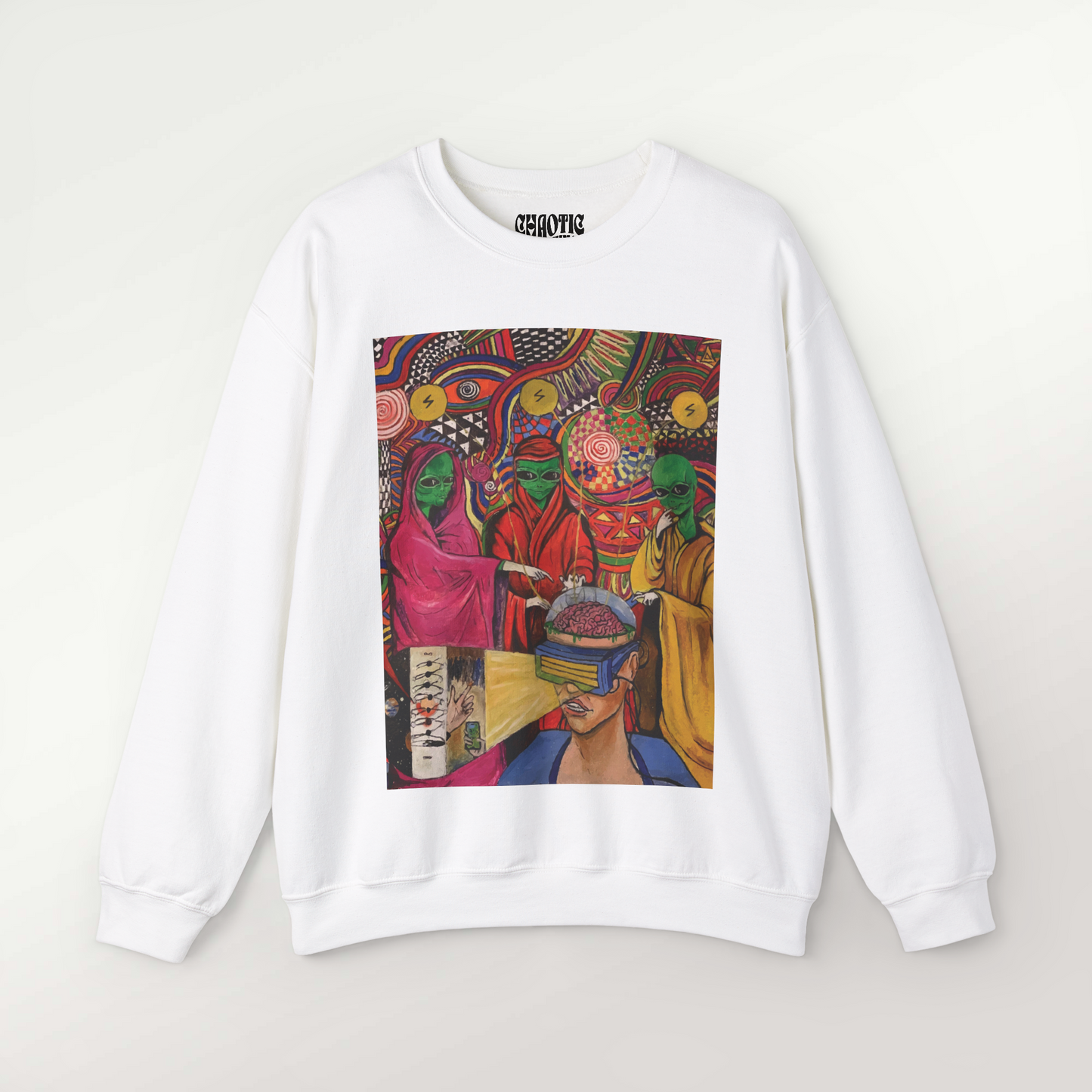 Trippy Alien Sweatshirt