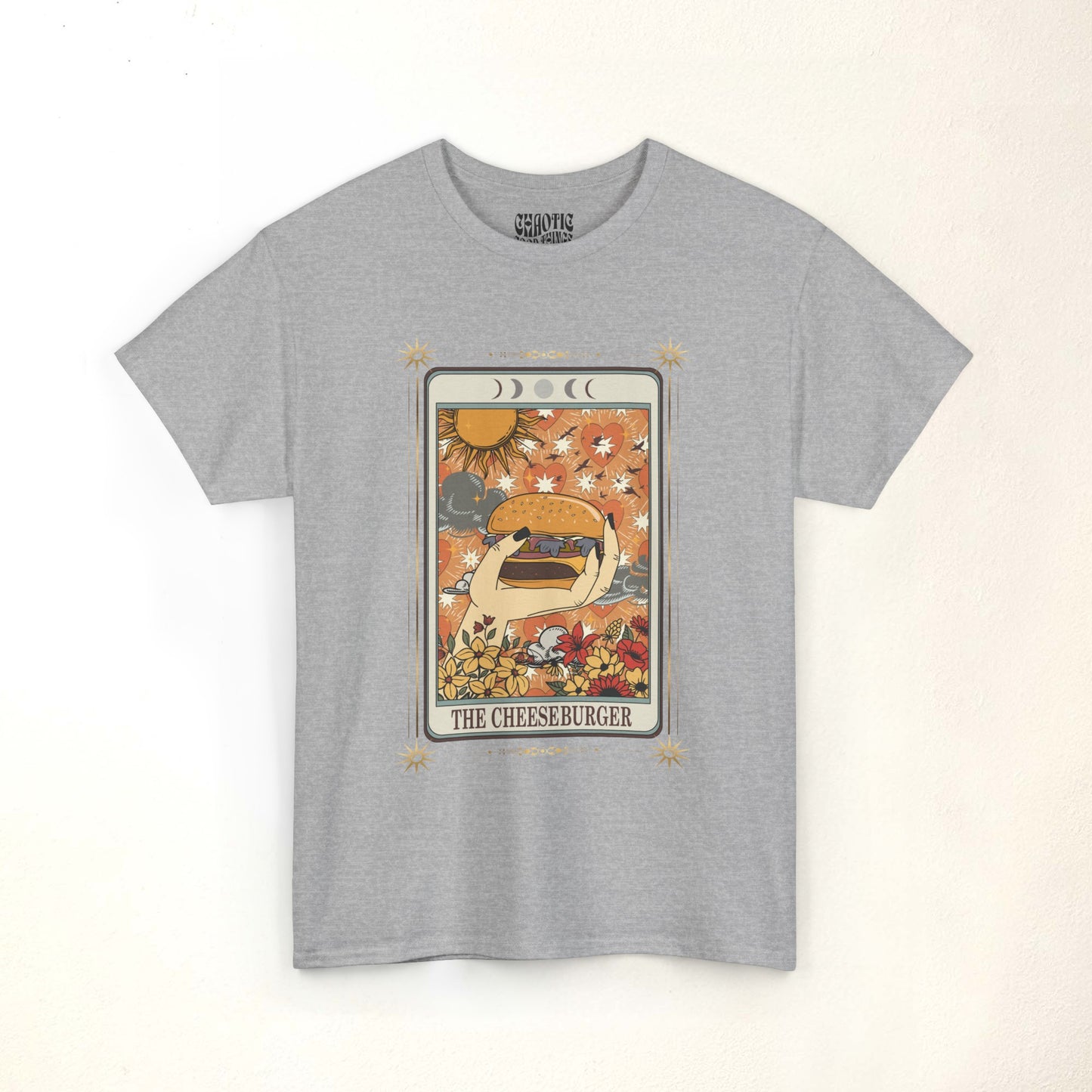 Cheeseburger Tarot Card Shirt