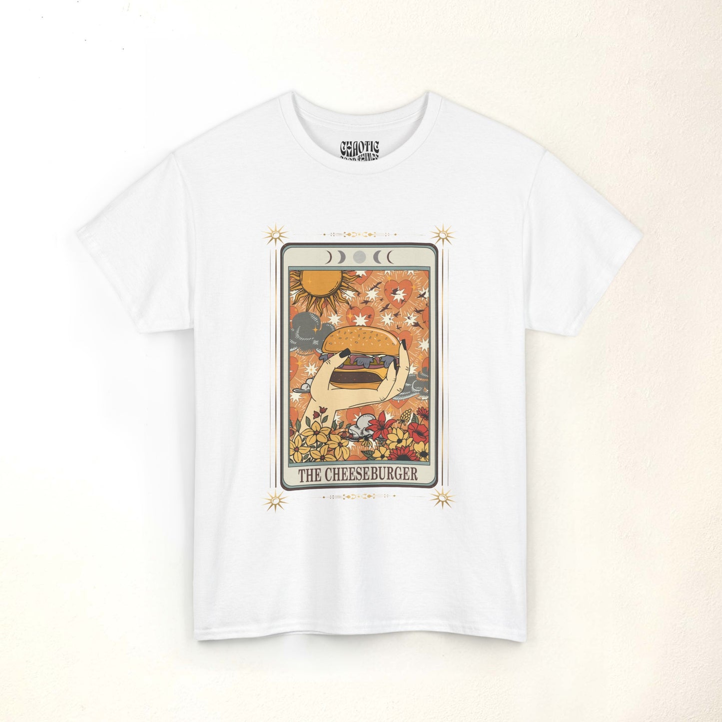 Cheeseburger Tarot Card Shirt