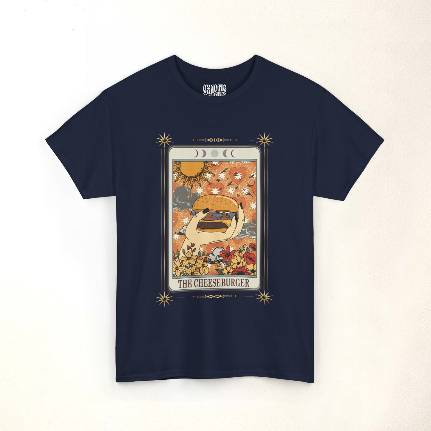 Cheeseburger Tarot Card Shirt