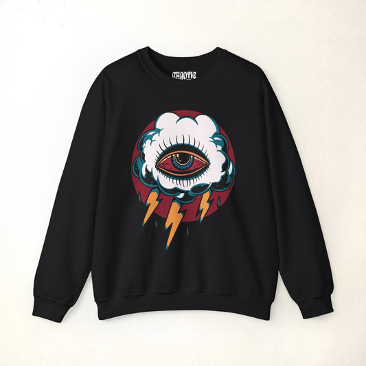 Eye Cloud Sweatshirt - Classic Fit Soft Cotton Blend