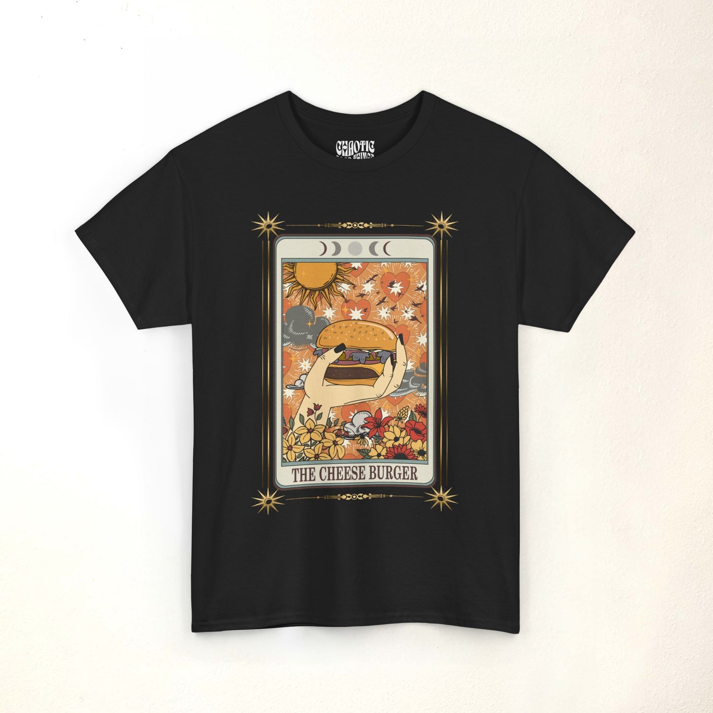 Cheeseburger Tarot Card Shirt