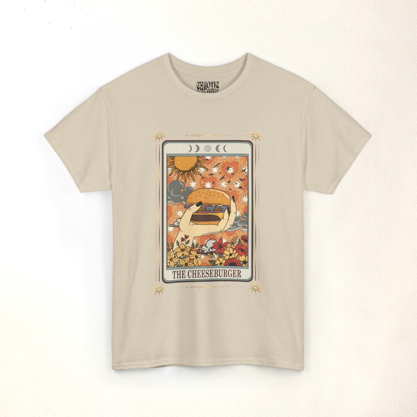 Cheeseburger Tarot Card Shirt