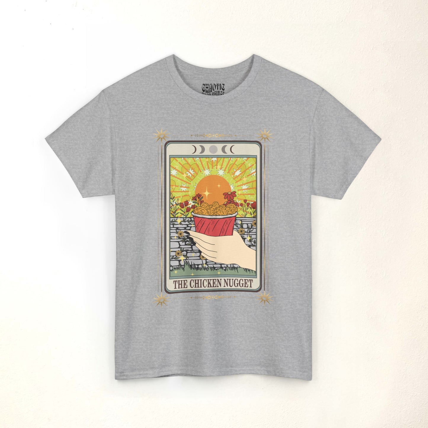 Chicken Nugget Tarot Card Shirt