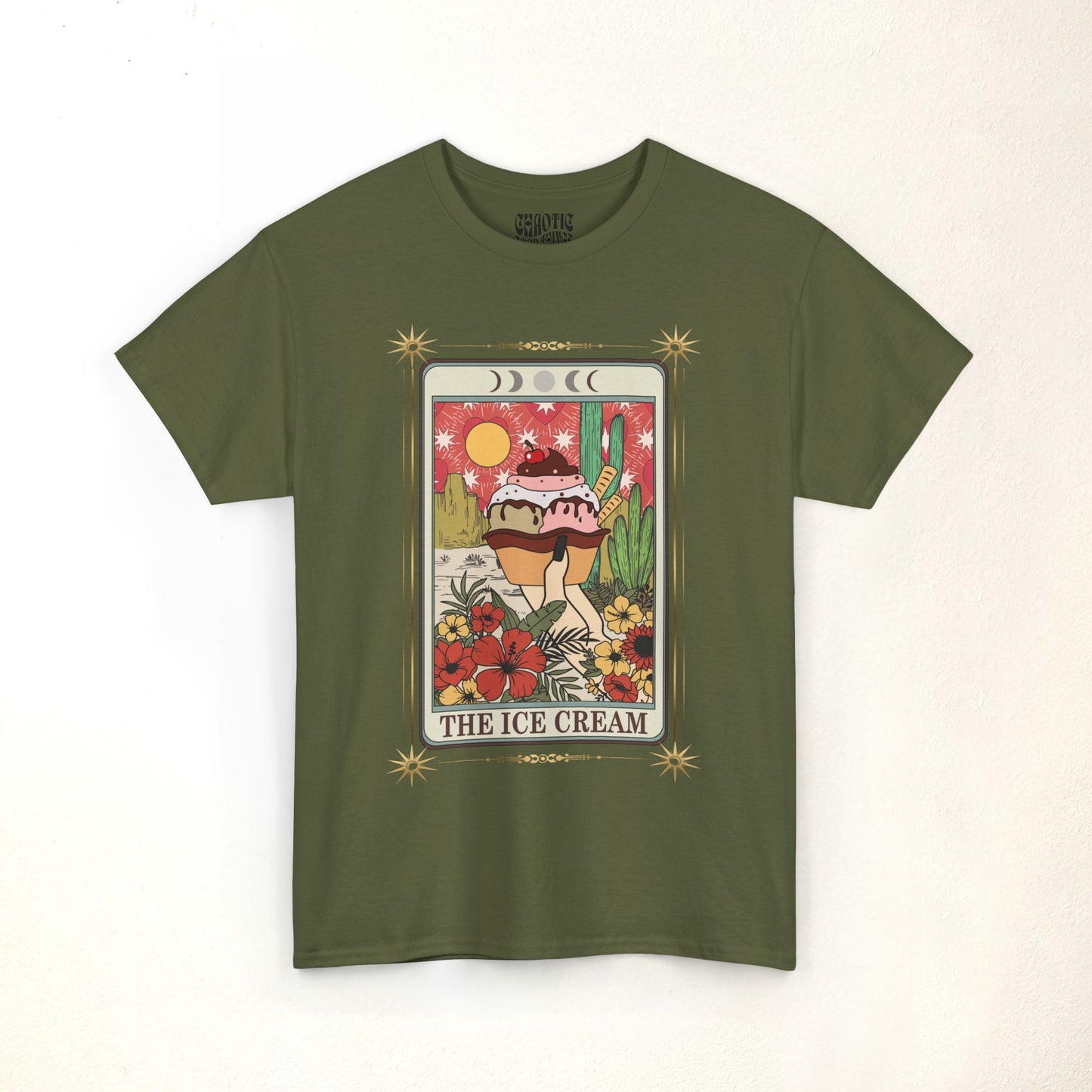 Ice Cream Tarot Card Shirt