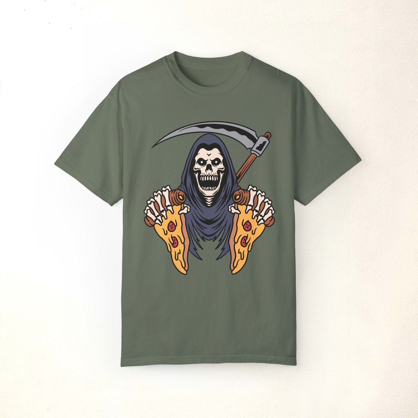 Pizza Time Grim Reaper Shirt