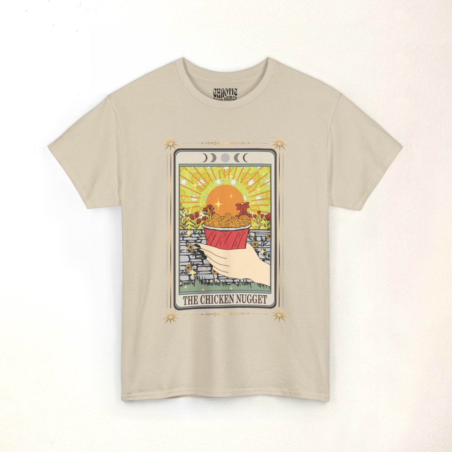 Chicken Nugget Tarot Card Shirt