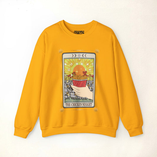 Chicken Nugget Tarot Sweatshirt - Classic Fit Soft Cotton Blend