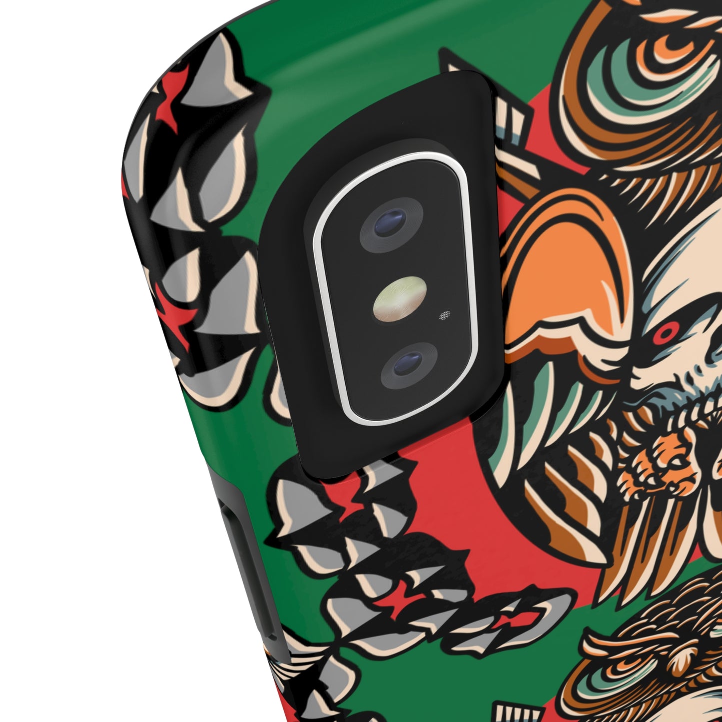 Heavy Metal Owl Tattoo Phone Case