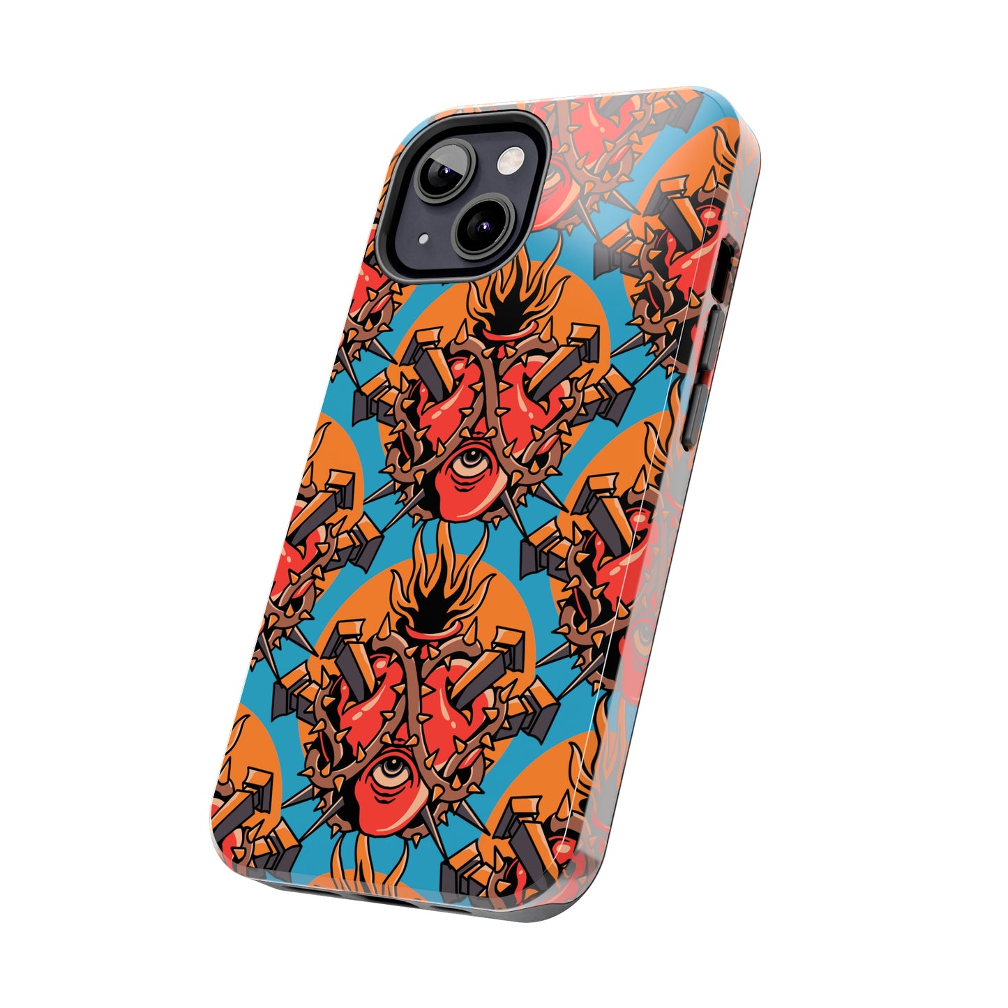 Heavy Metal Heart Tattoo Phone Case