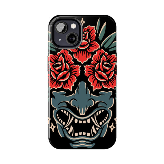 Oni Rose Tattoo Phone Case