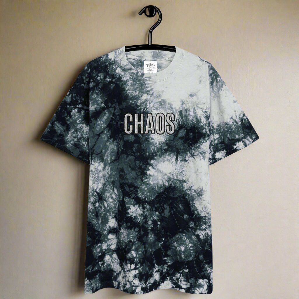 CHAOS Embroidered Tie Dye