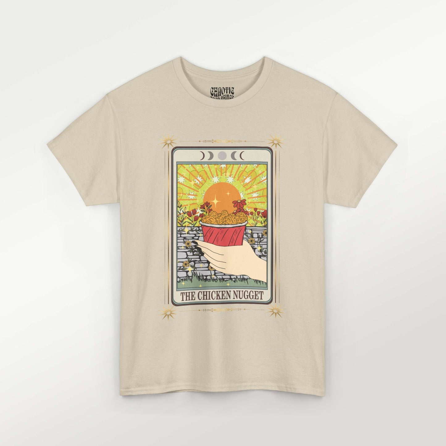 Chicken Nugget Tarot Card Shirt