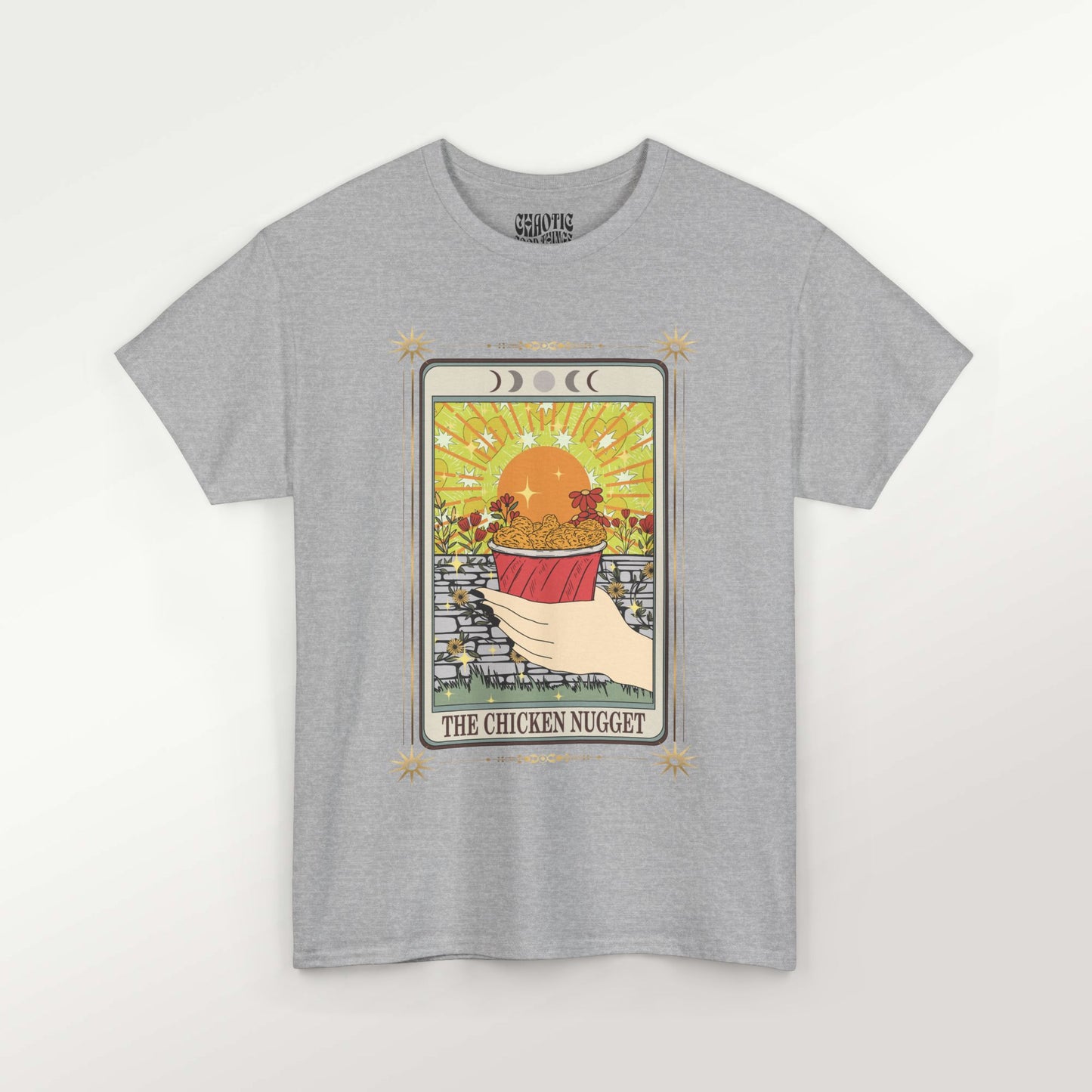 Chicken Nugget Tarot Card Shirt