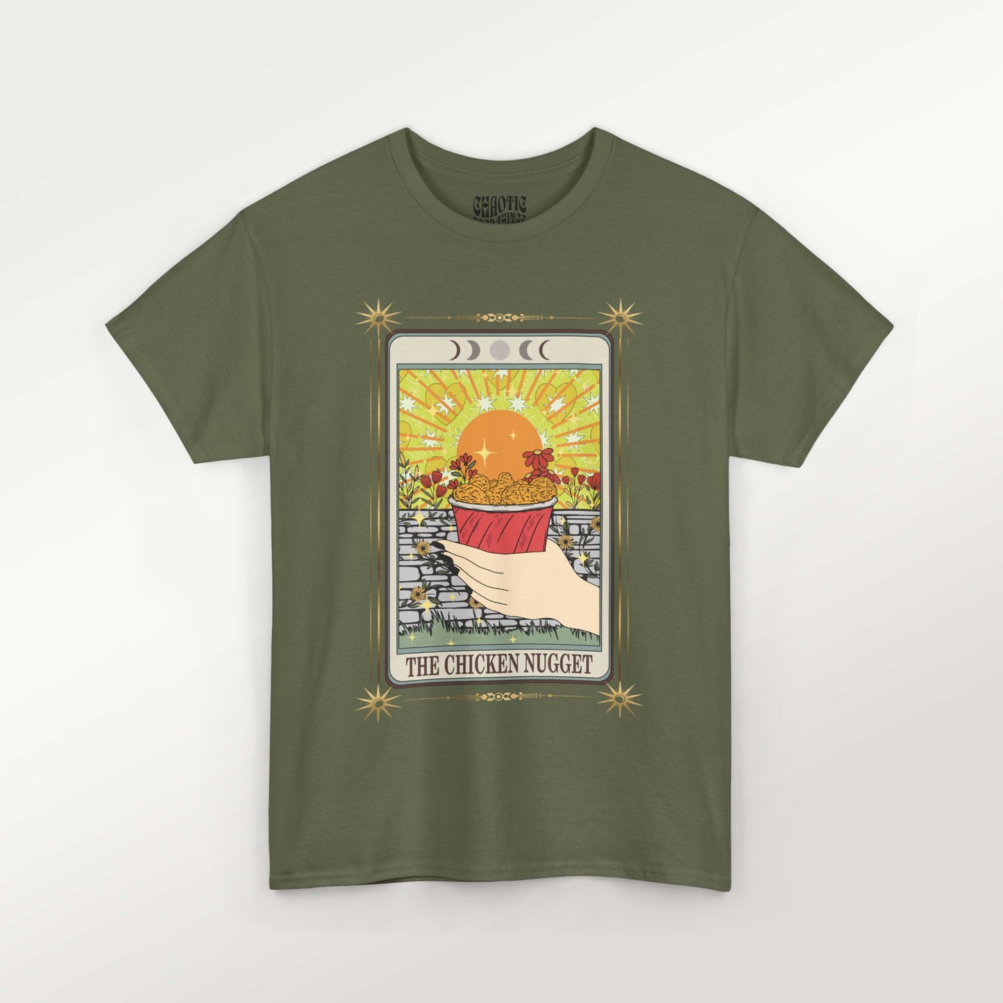 Chicken Nugget Tarot Card Shirt