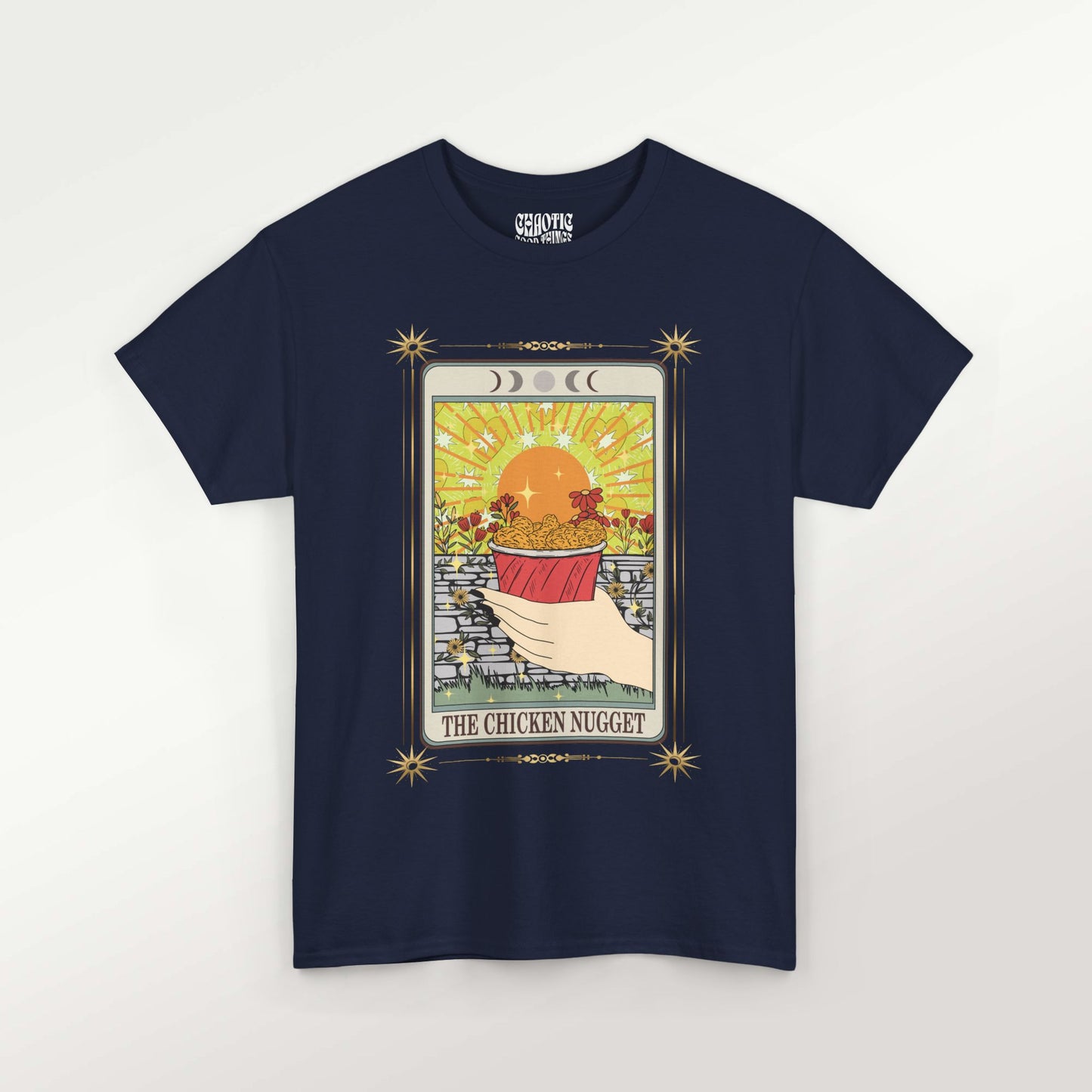 Chicken Nugget Tarot Card Shirt