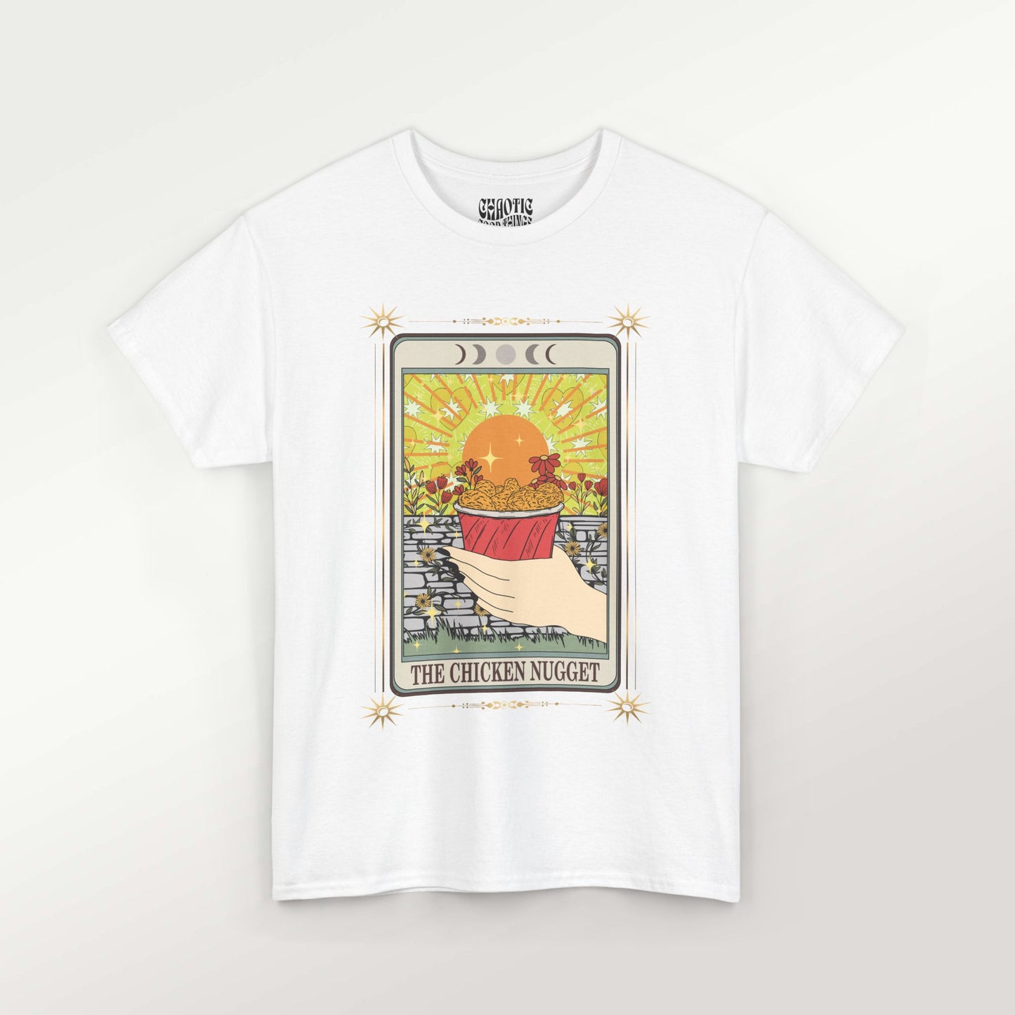 Chicken Nugget Tarot Card Shirt